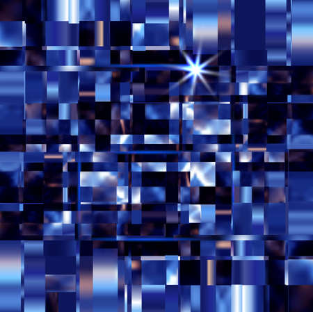 blue metal squares background vector illustrationの写真素材