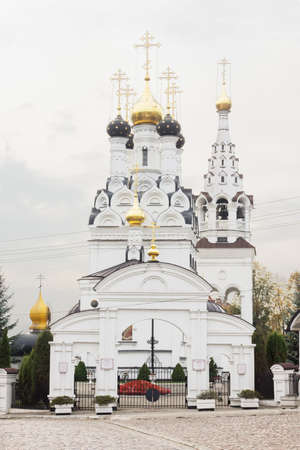 BAGRATIONOVSK, KALININGRAD REGION, RUSSIA - OCTOBER 8, 2014: Orthodox church of Faith, Hope and Charity and their mother Sophia in Bagrationovskのeditorial素材