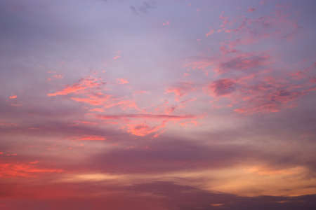 A beautiful evening sky with clouds