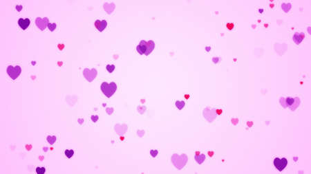 Beautiful background with hearts