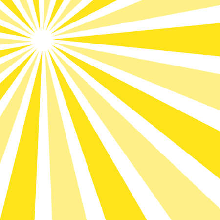 Abstract background illustration of yellow rays of light
