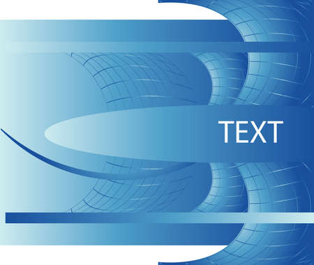 blue background with decorative lineのイラスト素材