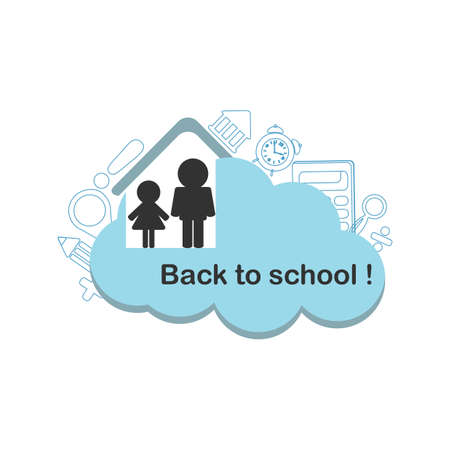 back to schoolのイラスト素材