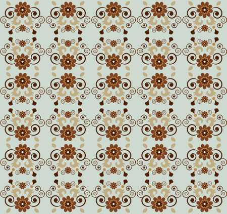 pattern with flower seamless textureのイラスト素材