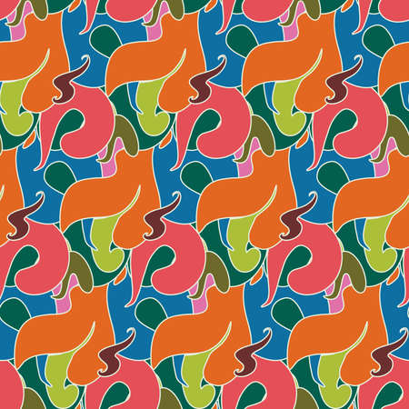 Abstract seamless patternのイラスト素材