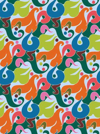 Abstract seamless patternのイラスト素材