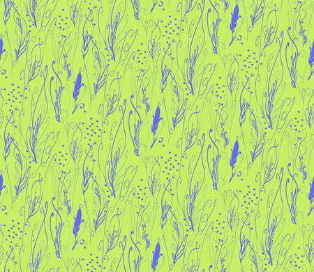 Floral seamless patternのイラスト素材