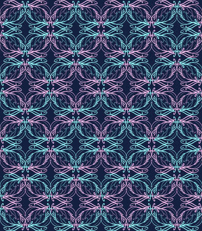 Floral seamless patternのイラスト素材