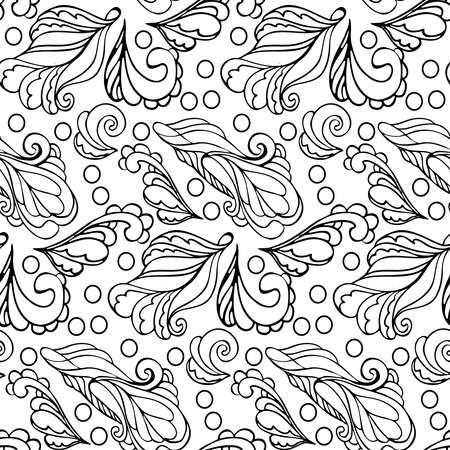 Floral seamless patternのイラスト素材