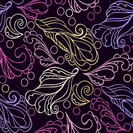 Floral seamless patternのイラスト素材