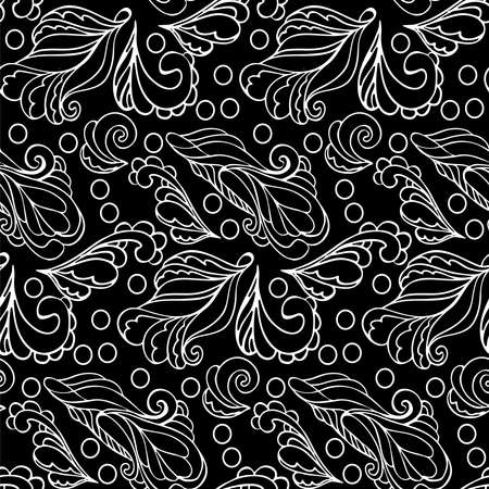 Floral seamless patternのイラスト素材
