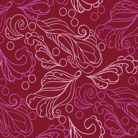 Floral seamless patternのイラスト素材