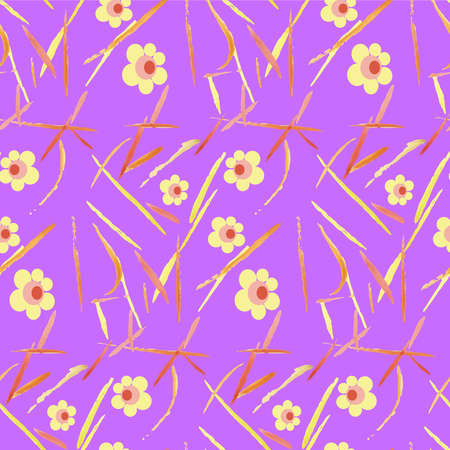Floral seamless patternのイラスト素材