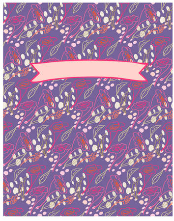 Floral seamless patternのイラスト素材