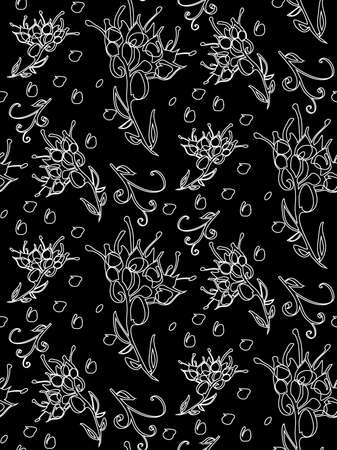 Floral seamless patternのイラスト素材