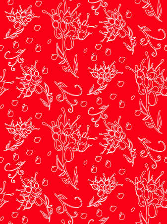 Floral seamless patternのイラスト素材