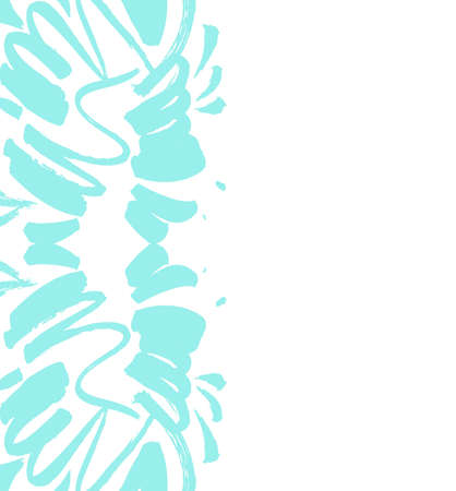 Abstract backgrou nd with hand painted elements. Design template.のイラスト素材