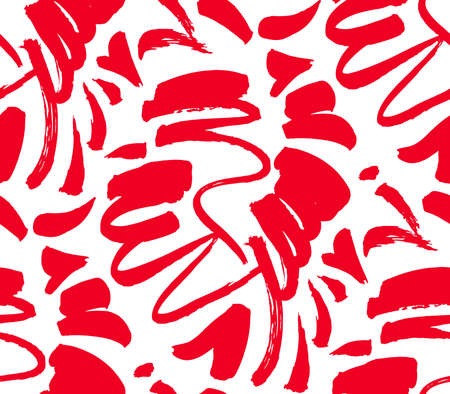 Abstract seamless background pattern with hand painted elements.のイラスト素材