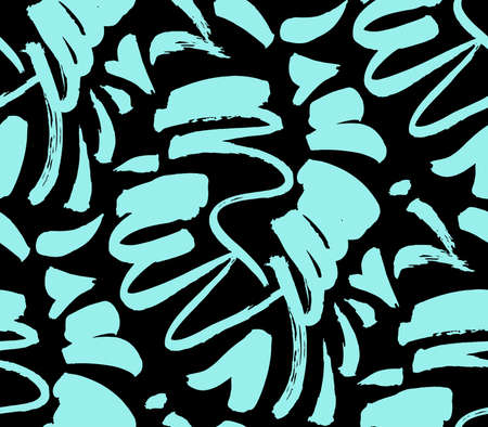 Abstract seamless background pattern with hand painted elements.のイラスト素材