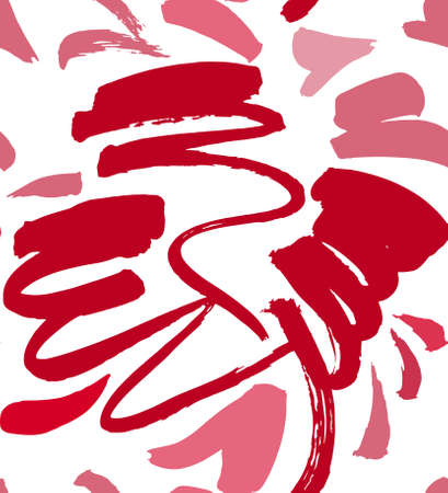 Abstract seamless background pattern with hand painted elements.のイラスト素材