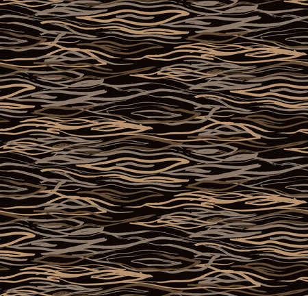 Abstract background texture seamless pattern. Vector illustration. Wood texture hand drawn.のイラスト素材