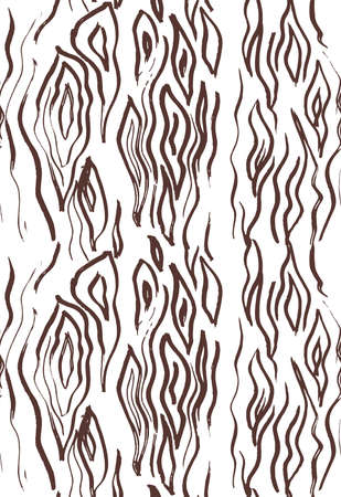 Abstract background texture seamless pattern. Vector illustration. Wood texture hand drawn.のイラスト素材