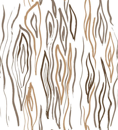 Abstract background texture seamless pattern. Vector illustration. Wood texture hand drawn.のイラスト素材