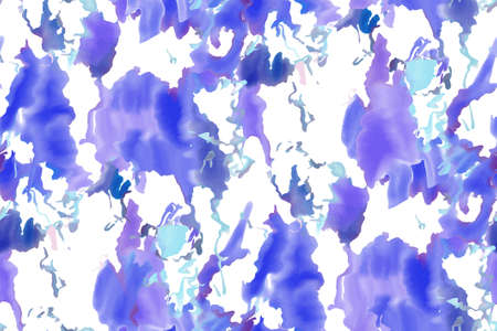 Abstract watercolor background texture. Colorful seamless pattern hand drawn.のイラスト素材