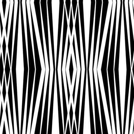 Seamless background pattern in retro style. Wrapping paper, wallpaper, fabric swatch. Black and white vector illustration.のイラスト素材