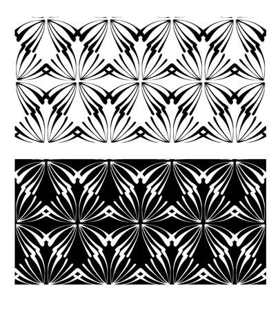 Abstract seamless background pattern . Monochrome vector illustration.のイラスト素材