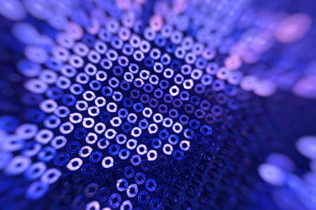 Metallic sequin fabric texture background.の写真素材