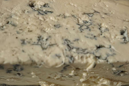 Blue cheese on white background .                      の写真素材