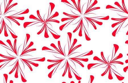 Seamless background flower pattern in retro style Vector illustration.のイラスト素材