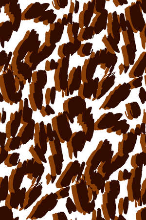 Animal texture seamless background pattern. Fashion print, textile design. Cute pattern. Vector.のイラスト素材