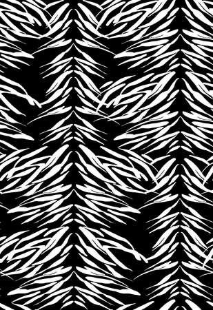 Animal texture seamless background pattern. Fashion print, textile design. Cute pattern. Vector.のイラスト素材