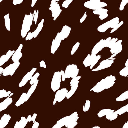 Animal texture seamless background pattern. Fashion print, textile design. Cute pattern. Vector.のイラスト素材