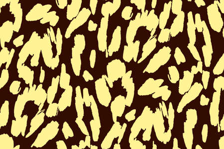 Animal texture seamless background pattern. Fashion print, textile design. Cute pattern. Vector.のイラスト素材