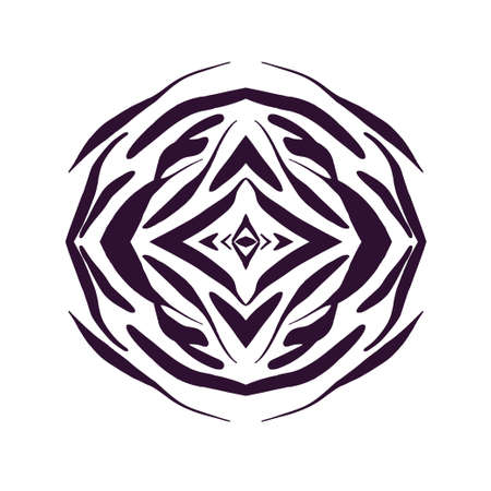 Design element hand drawn . Vector monochrome illustration for card design.のイラスト素材