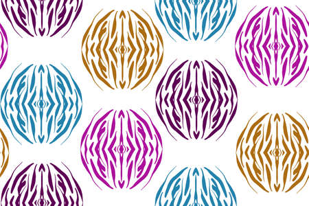 Abstract seamless background pattern. Vector illustration hand drawn. Fabric print, textile design, wrapping paper.のイラスト素材