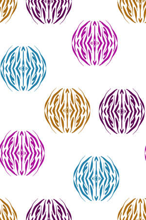 Abstract seamless background pattern. Vector illustration hand drawn. Fabric print, textile design, wrapping paper.のイラスト素材
