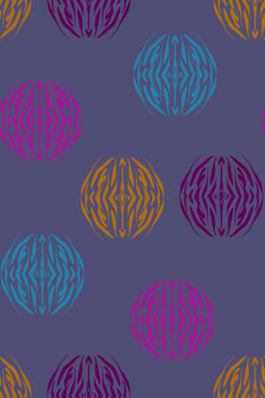 Abstract seamless background pattern. Vector illustration hand drawn. Fabric print, textile design, wrapping paper.のイラスト素材