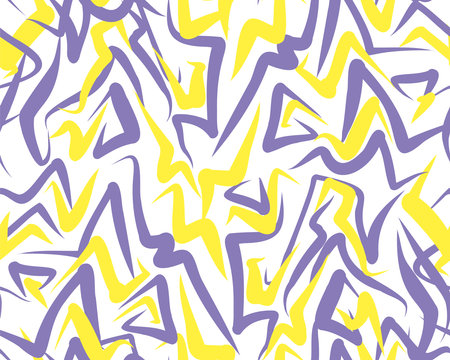 Abstract background seamless pattern, vector illustration. Free hand drawings.のイラスト素材