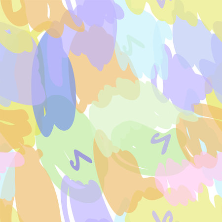 Abstract background seamless pattern, vector illustration. Free hand drawings.のイラスト素材