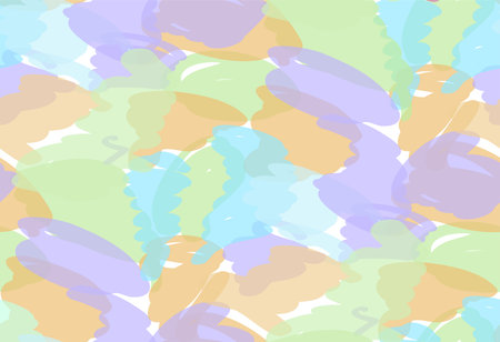 Abstract background seamless pattern, vector illustration. Free hand drawings.のイラスト素材