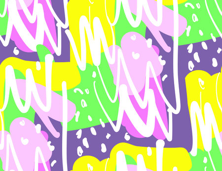 Abstract background. Hand drawn illustration. Modern design pattern.のイラスト素材
