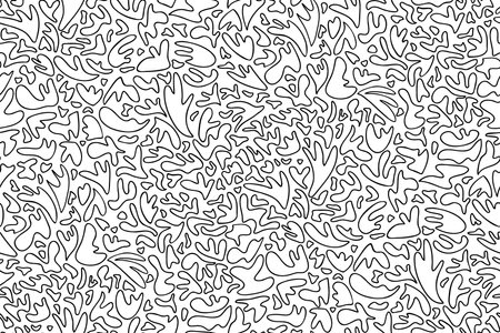 Abstract seamless background pattern. Hand drawn vector illustration. Modern design pattern.のイラスト素材