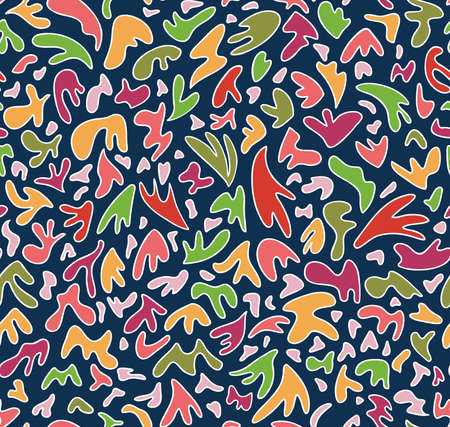 Abstract seamless background pattern. Hand drawn vector illustration. Modern design pattern.のイラスト素材