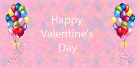 Drawing head for the site on Valentine's Dayのイラスト素材