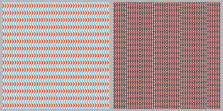 Set of vector patterns. Strict colored arrows on a white isolated background. Background, wrapping...