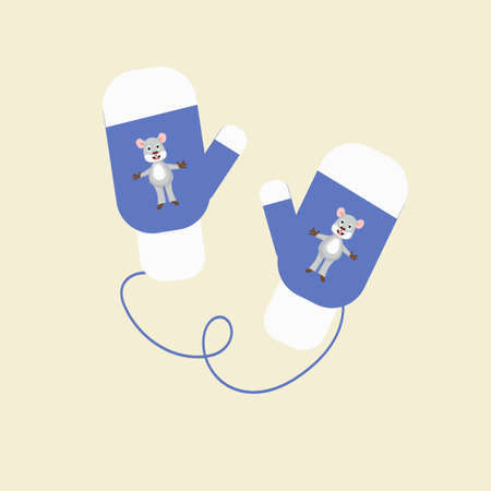 Isolated objects on a beige backgroundのイラスト素材